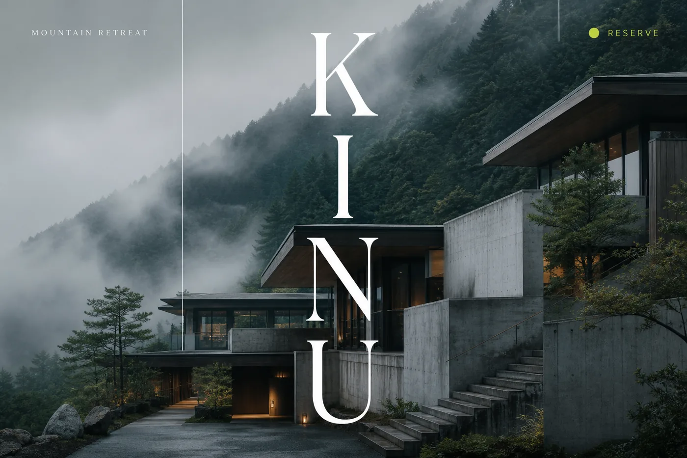 KINU 旅館サイトの制作サンプル